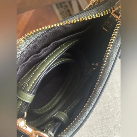 NWT！COACH TERI MINI CROSSBODY BAG IN SIGNATURE CAMO PRINT（COACH CW320）
